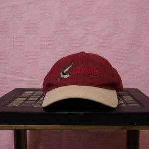 Bass Pro Shops Red and Tan Hat